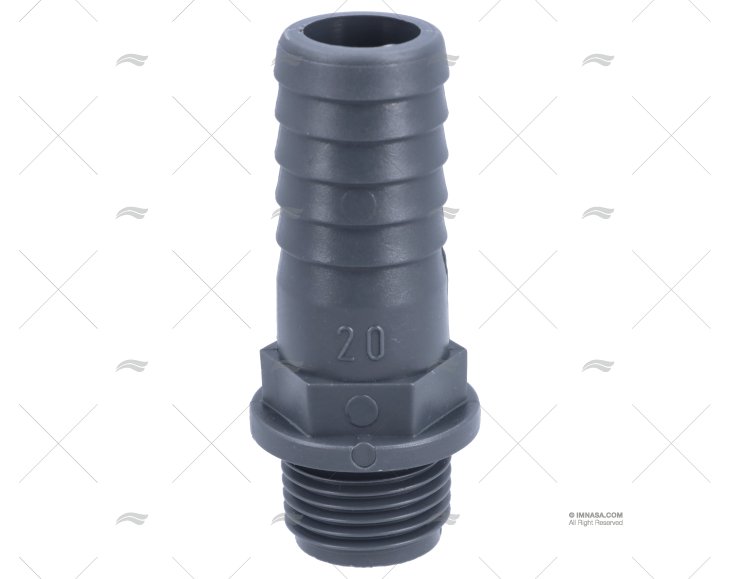 MANGUITO ANILHADO MACHO  1/2" DIAM 20mm RANDEX IBERICA