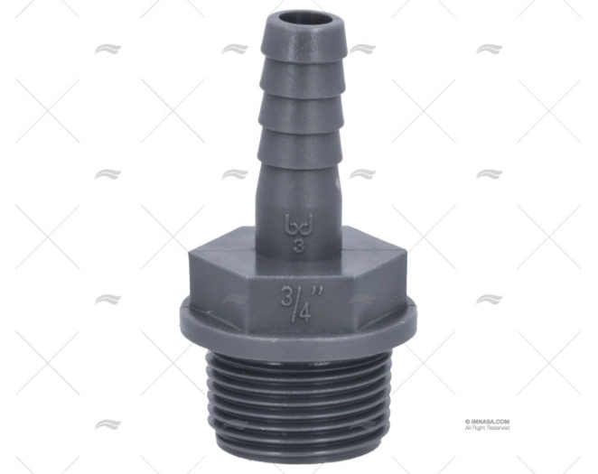 MANICOTTO ANELLATO MASCHIO  3/4" DIAM 12mm RANDEX IBERICA