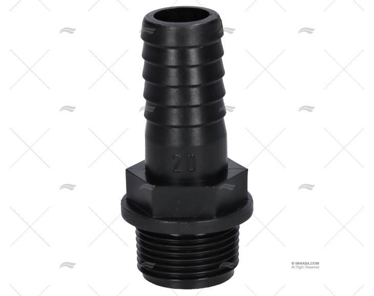 MANGUITO ANELADO MACHO  3/4" DIÂM 20mm RANDEX IBERICA