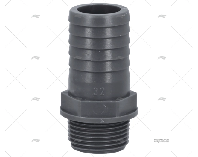 MANGUITO ANILHADO MACHO 1" DIAM 32mm RANDEX IBERICA