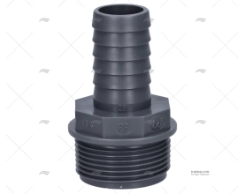 STRAIGHT HOSE NOZZLE 1"1/4 DIAM 25mm RANDEX IBERICA