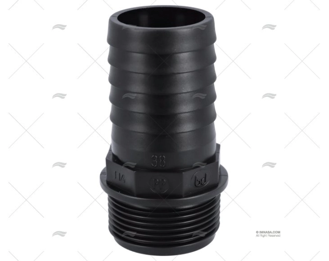 MANICOTTO ANELLATO MASCHIO 1"1/4 DIAM 38mm RANDEX IBERICA