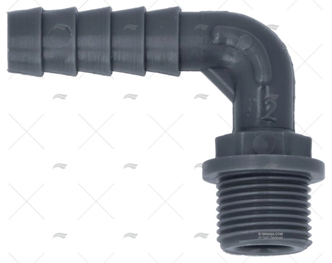 MANICOTTO 90º MASCHIO  3/8" DIAM 12mm RANDEX IBERICA