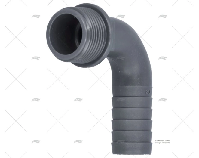 MANGUITO 90º MACHO  3/4" DIÂM 20mm RANDEX IBERICA
