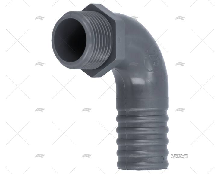 MANGUITO 90º MACHO  3/4" DIÂM 25mm RANDEX IBERICA