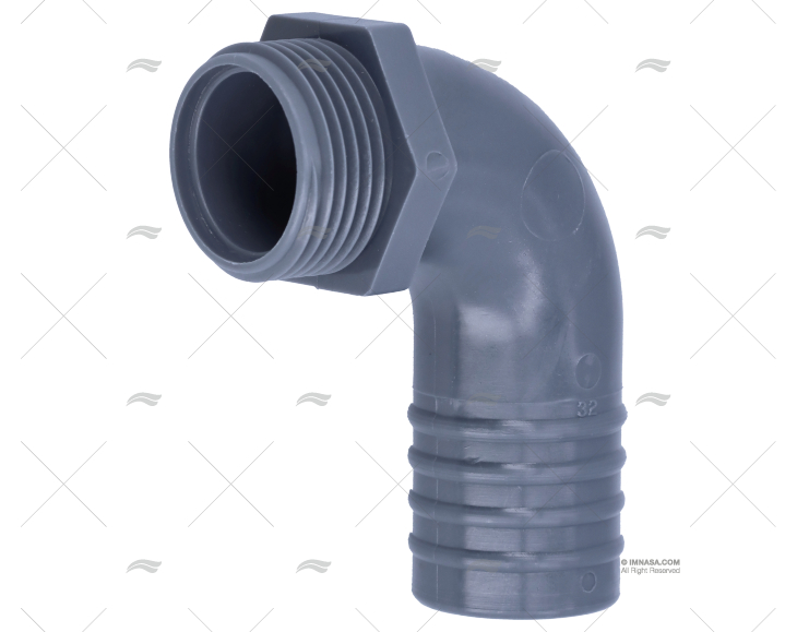 MANGUITO 90º MACHO 1" DIÂM 32mm RANDEX IBERICA