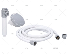 SHOWER KIT CHROME PLATED W/TUBE 2,5m IMNASA