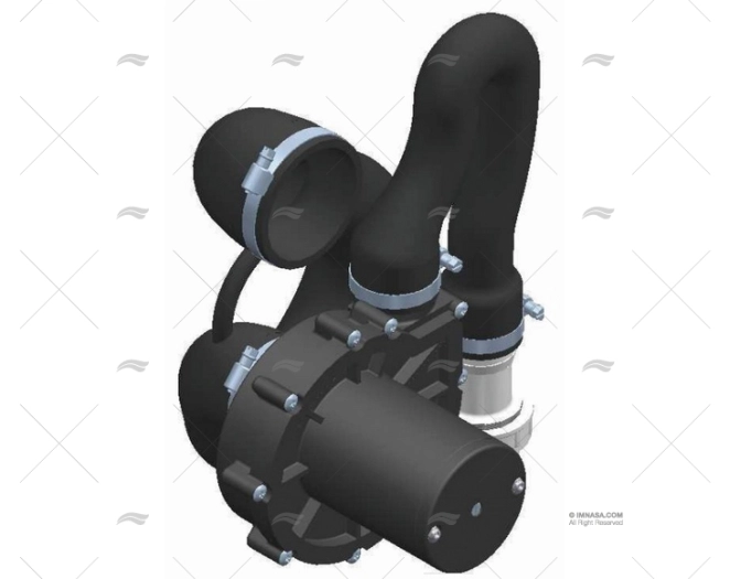 KIT MOTOR SANITA 12V LUXO BAIXO SILENCIOSO MATROMARINE