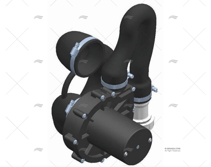 KIT MOTOR SANITA 12V LUXO BAIXO SILENCIOSO MATROMARINE