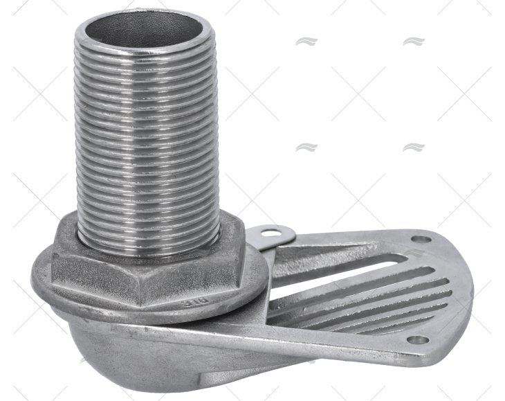 PRESA DI ACQUA INOX AISI 316 1" NPT MARINE TOWN