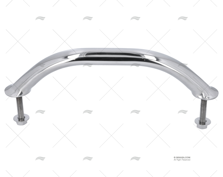 CORRIMANO C/PRIGIONIERI INOX AISI 316 219mm AK MARINE TOWN