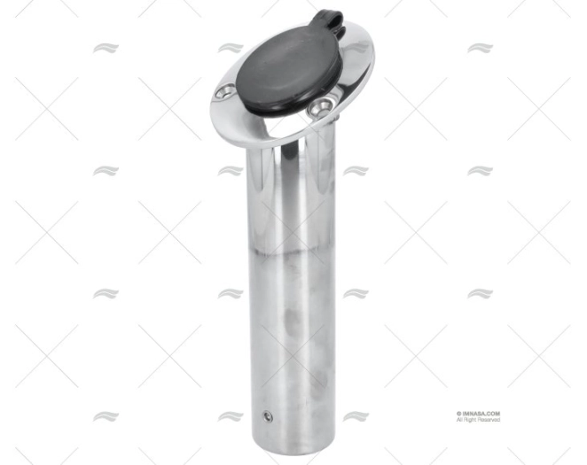 PORTACANNE C/COPERCHIO INOX SS 316 30º MARINE TOWN