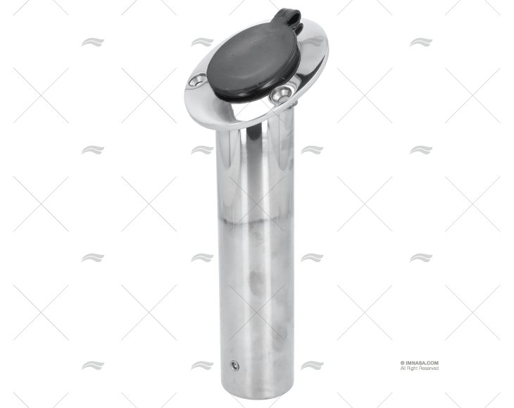 PORTACANNE C/COPERCHIO INOX SS 316 30º MARINE TOWN