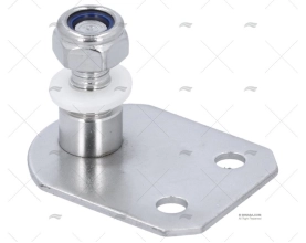 BASE PLATE FOR GASSPRINGW/SCREW 8mm DIAM