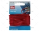 ELASTIC CORD RED DIAM 2.5mm PRYM