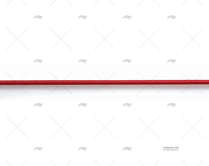 CORDONE ELASTICO ROSSO DIAM 2.5mm PRYM