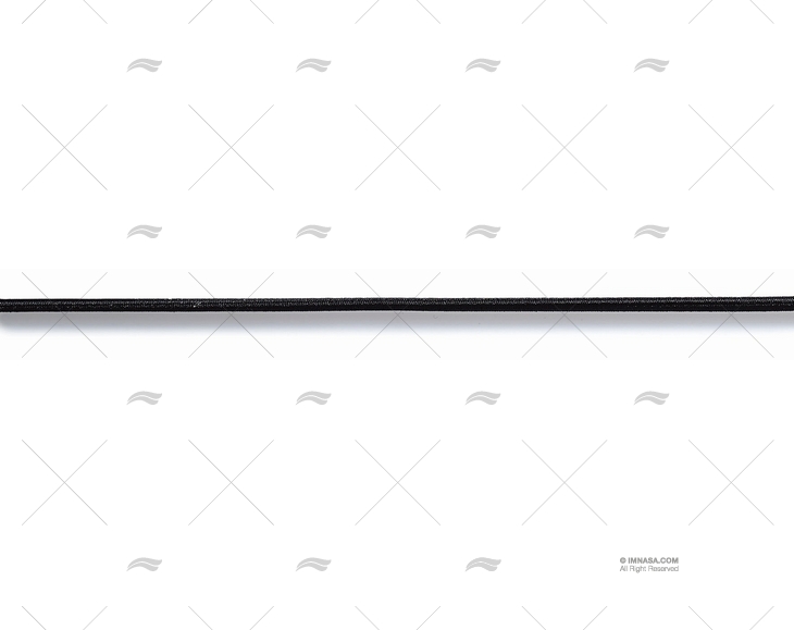 CORDON ELASTICO NEGRO DIAM 2.5mm PRYM