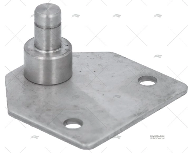SUPPORTO PIATTO 45x35mm C/VITE INOX M8