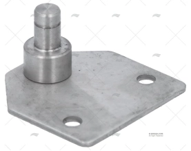 SUPPORTO PIATTO 45x35mm C/VITE INOX M8