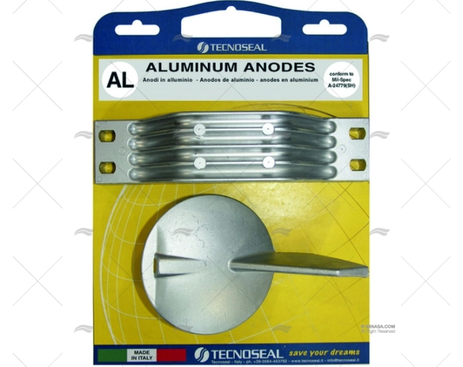 KIT ANODES YAMAHA 150-200HP AL TECNOSEAL