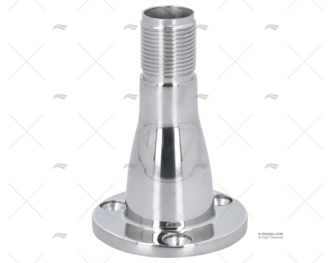 BASE ANTENA FIXA INOX SCOUT