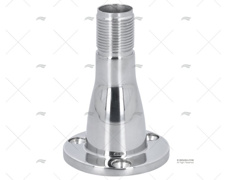 BASE ANTENA FIXA INOX SCOUT