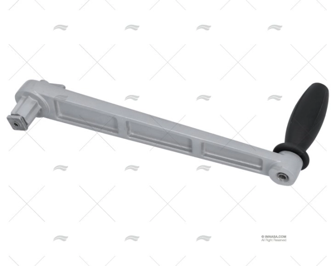 WINCH HANDLE ALUMINIUM 254mm GREY