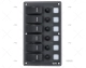 PANEL INT. 6P 12/24V 114x191x75mm NEGRO