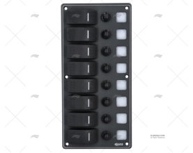 PANNELLO INT. 8P 12/24V 114x238x75mm
