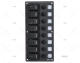 SWITCH PANEL 8P 12/24V 114x238x75mm