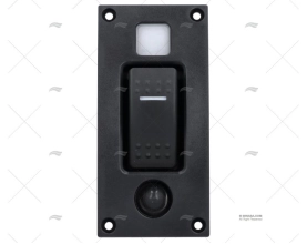 PAINEL INTERRUPTOR LIGA-DESLIGA 12/24V 20A 114x58x56