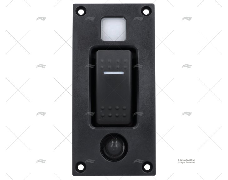 PAINEL INTERRUPTOR LIGA-DESLIGA 12/24V 20A 114x58x56