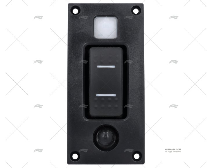 PAINEL INTERRUPTOR. ON-OFF-ON 12/24V 20A 114x58x5