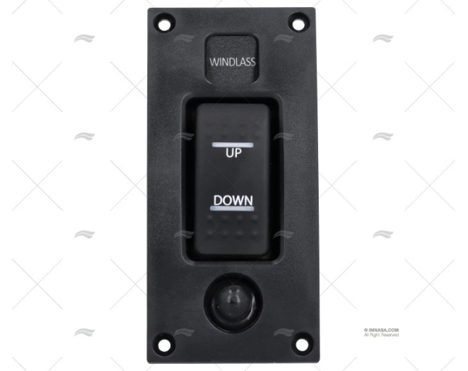 PAINEL INTERRUPTOR PUSH-OFF-PUSH 12/24V 20A 114x