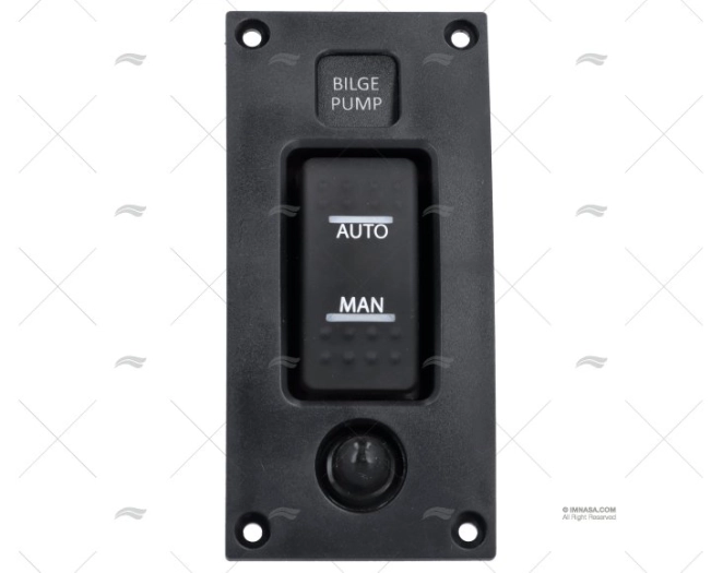 PAINEL INTERRUPTOR. ON-OFF-ON 12/24V 20A 114x58x5