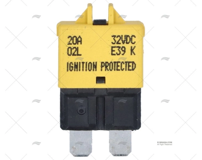 FUSE ATC W/MANUAL RESET 20 AMP