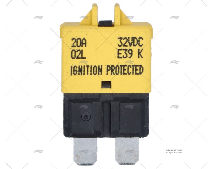 FUSE ATC W/MANUAL RESET 20 AMP