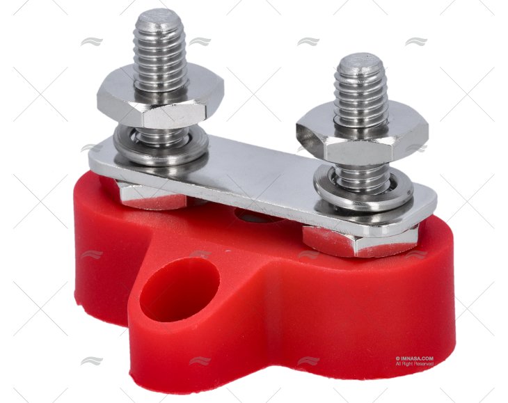 TERMINAL ELECTRIQUE ROUGE M6 DOUBLE