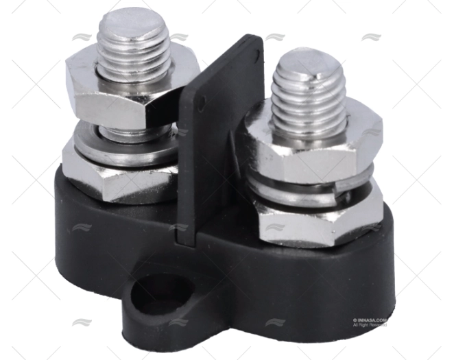 TERMINAL DUPLO PRETO M10 C/ SEPARADOR