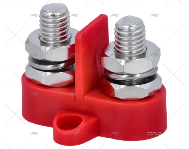 TERMINALE DOPPIO ROSSO M10 C/ SEPARATORE
