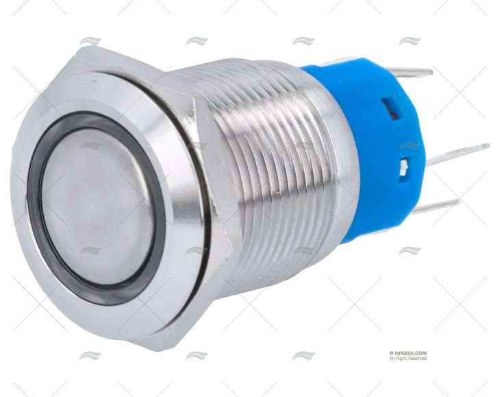 INTERRUPTOR PUSH-OFF 12V COM LED VERMELHO 5A