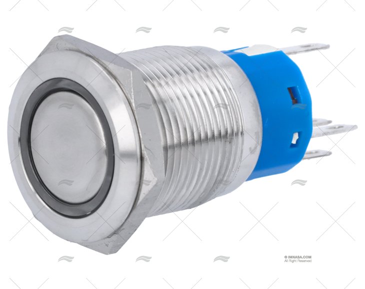 INTERRUTTORE PUSH-OFF 24V CON LED ROSSO 5A