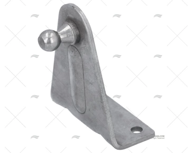 SUPPORTO 'L' 55x24x65 C/PALLA INOX 10mm