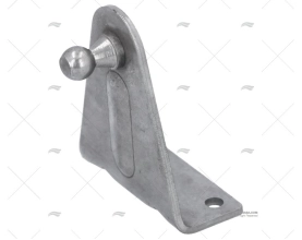 SUPORTE 'L' 55x24x65 C/BOLA INOX 10mm