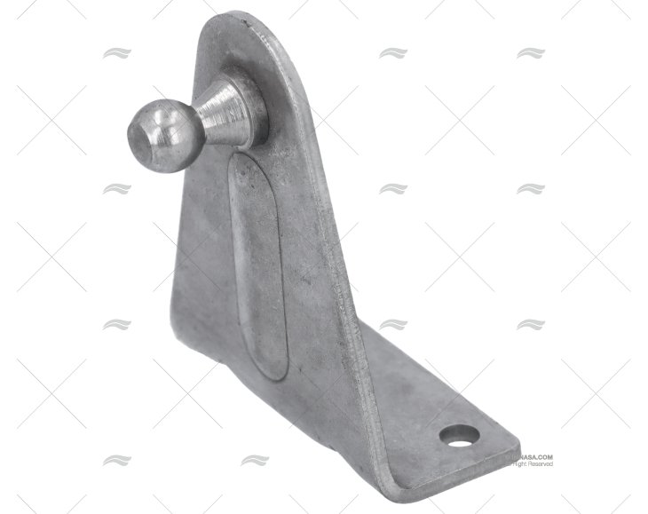 SUPORTE 'L' 55x24x65 C/BOLA INOX 10mm