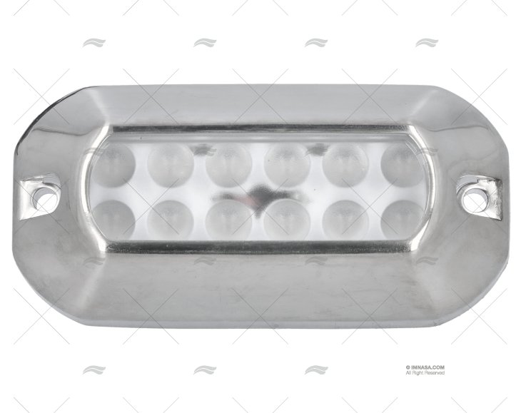 LUCE SUBACQUEA BLU 12V POLIMERO INOX