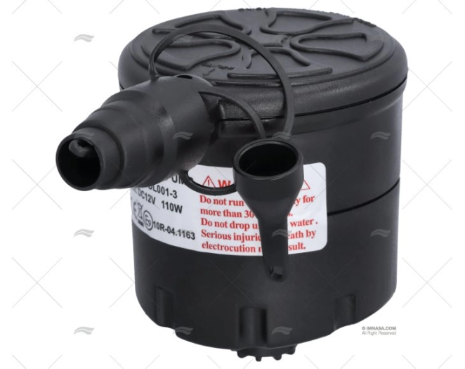 ELECTRIC PUMP 12V ABS BLACK MINI