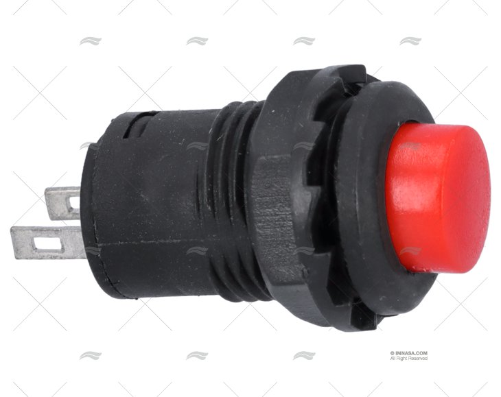 INTERRUTTORE PULSANTE SPENTO-(ACCESO) 2 PIN MINI