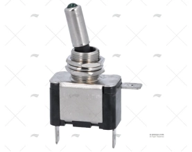 INTERRUPTOR. ON-OFF 25A/12V/3PIN LUZ VERDE