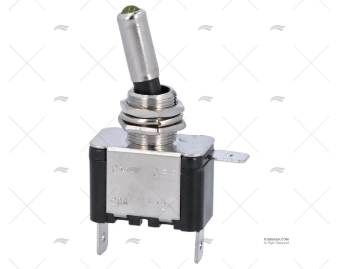 INTERRUPTOR. LIGA-DESLIGA 25A/12V/3PIN LUZ AMARELA